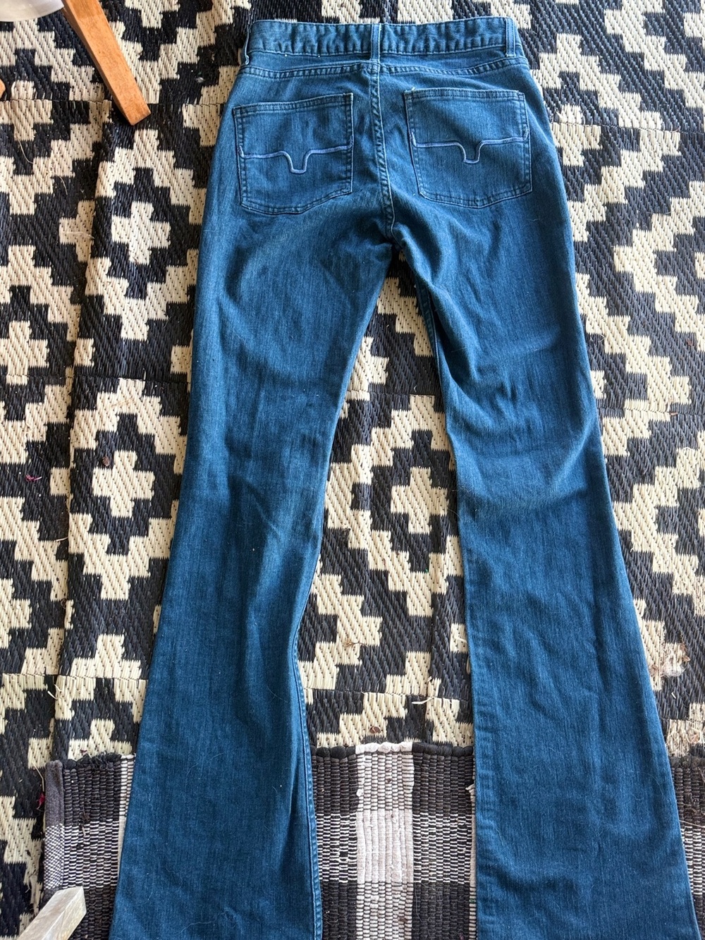 Kimes Ranch Lola Trouser Jeans Women’s Size 4 Western Flare Denim USA Made - Picture 5 of 8